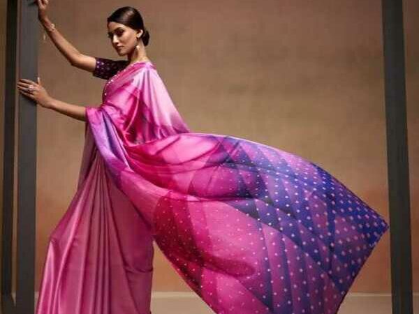 Bollywood Inspired Satin Crepe Silk Sarees